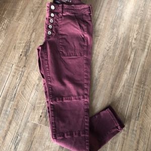 American Eagle Sateen Jeggings | Size 6